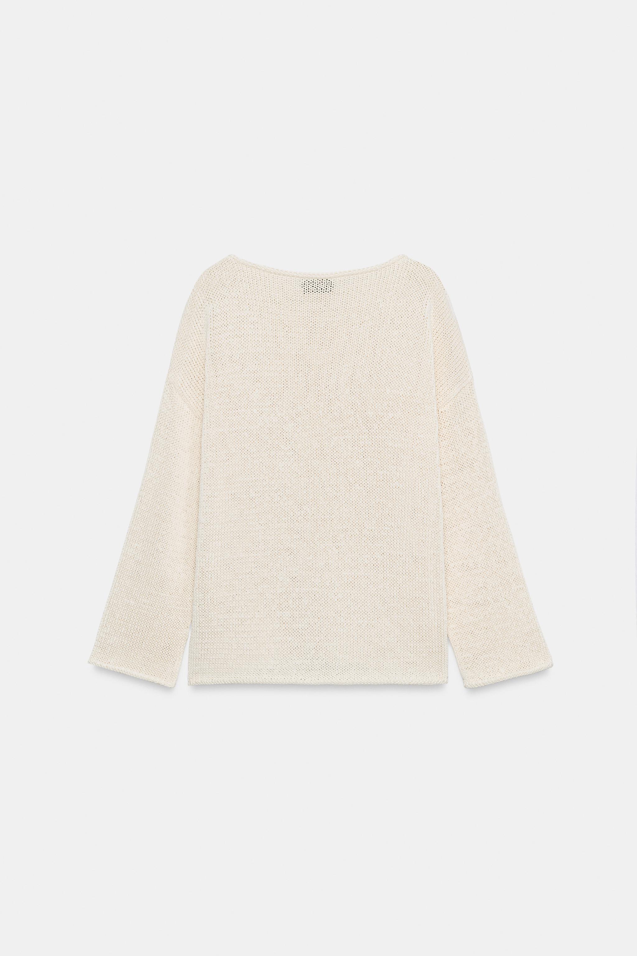 BOAT NECK KNIT JUMPER